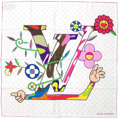 Louis Vuitton Silk Brown Scarves