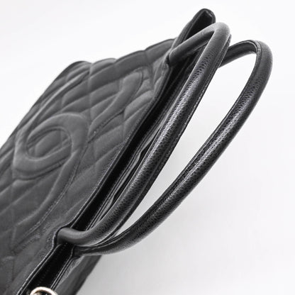 Chanel Calfskin Black Handbags
