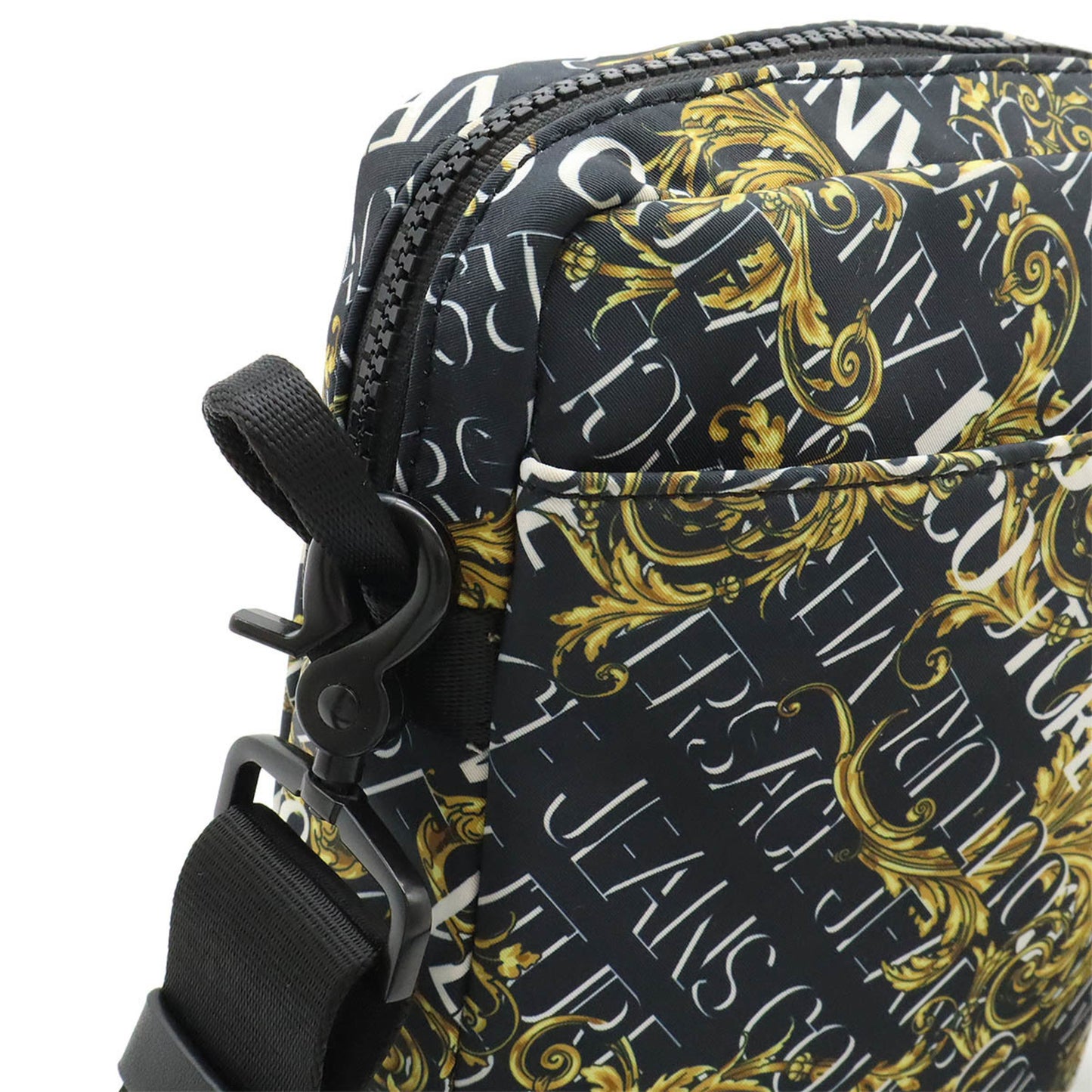 Versace Nylon Black Shoulder Bags