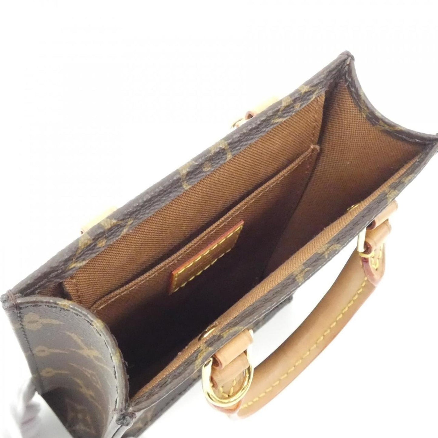 Louis Vuitton Coated Canvas Brown Handbags