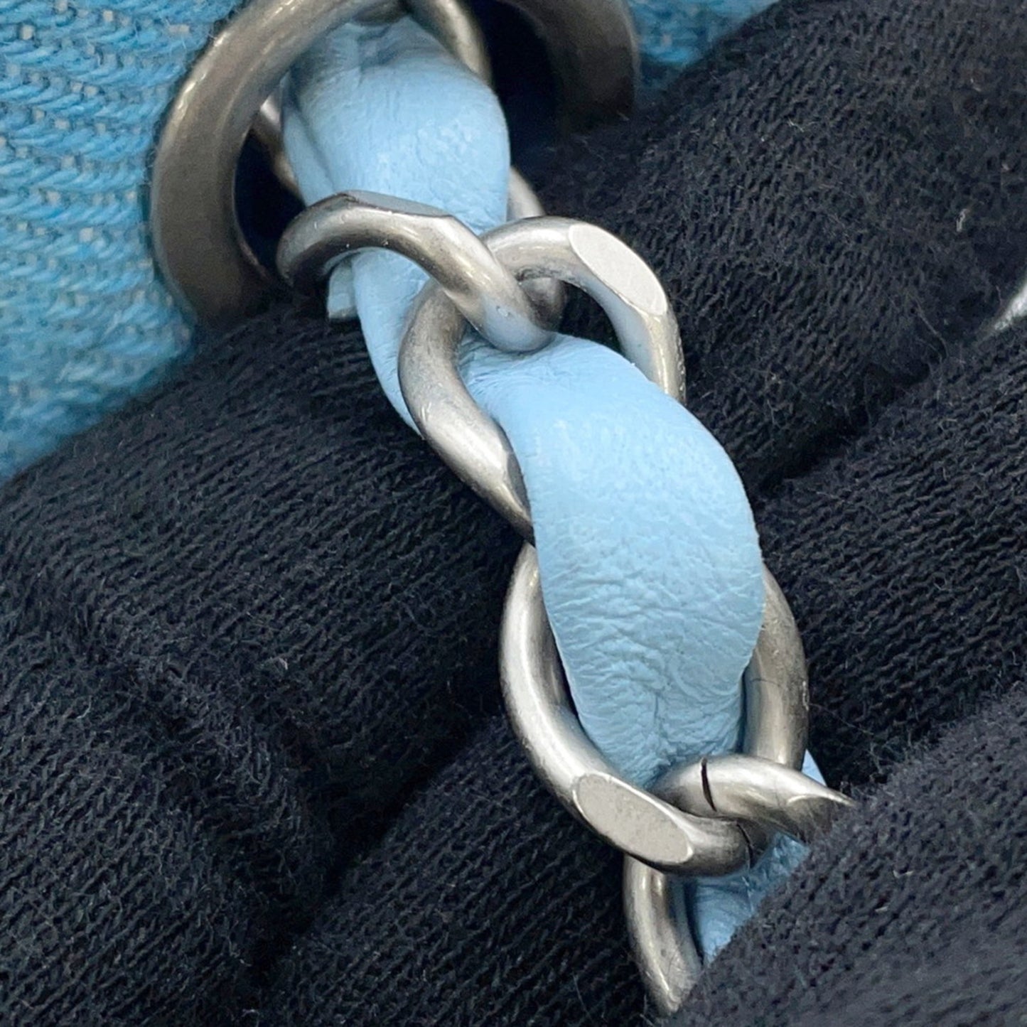 Chanel Denim Blue Shoulder Bags