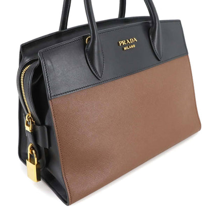 Prada Saffiano Black Handbags