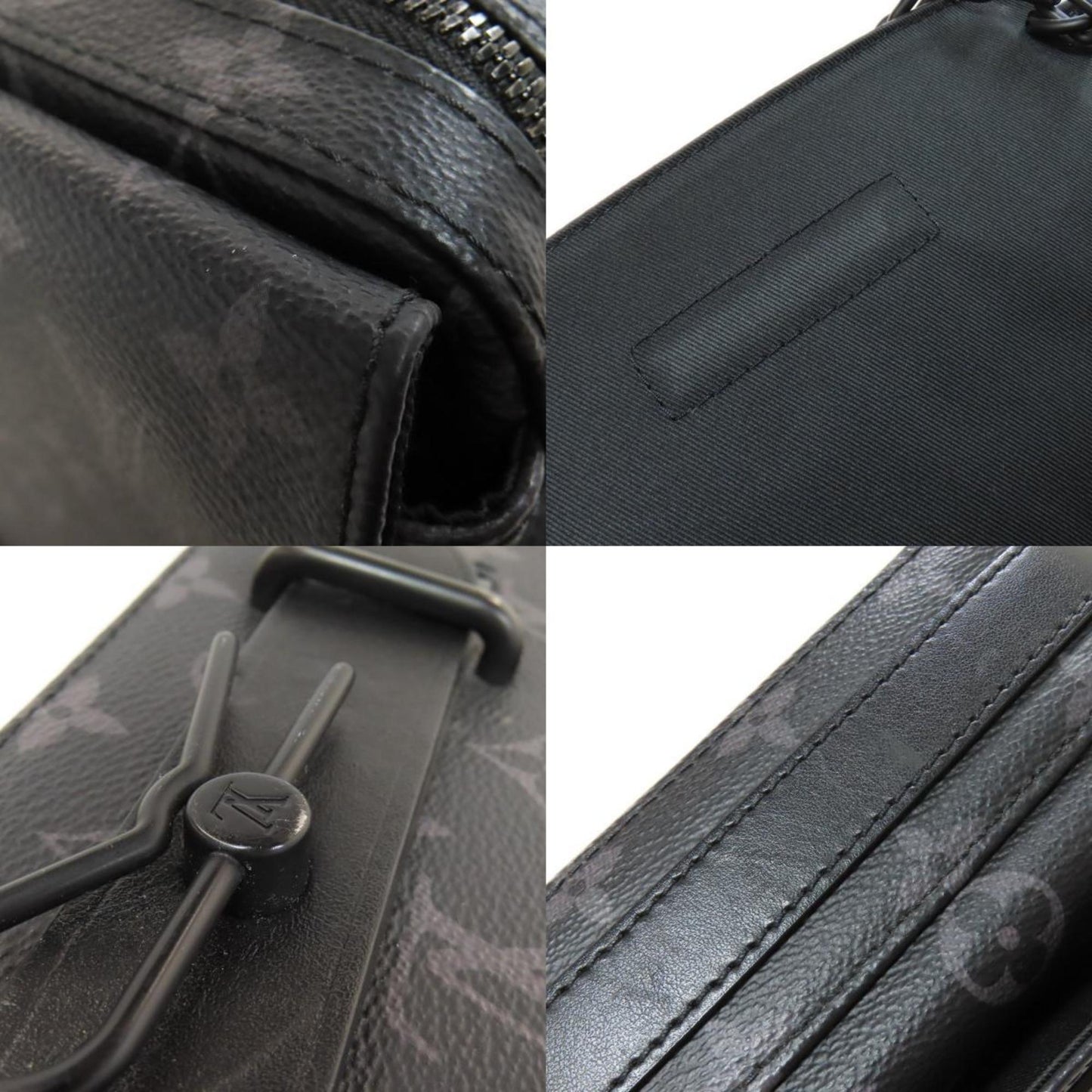 Louis Vuitton Monogram Canvas Black Shoulder Bags
