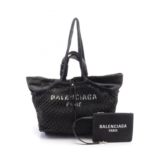 Balenciaga Denim Black Tote Bags