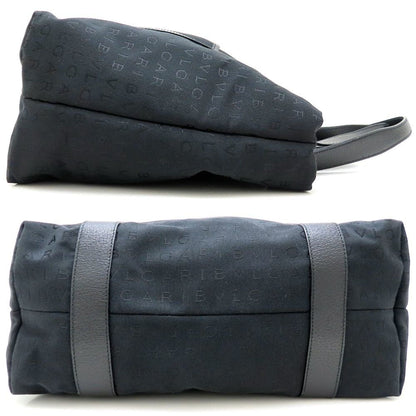 Bvlgari Canvas Black Tote Bags