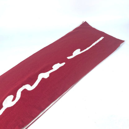 Versace Wool Red Scarves