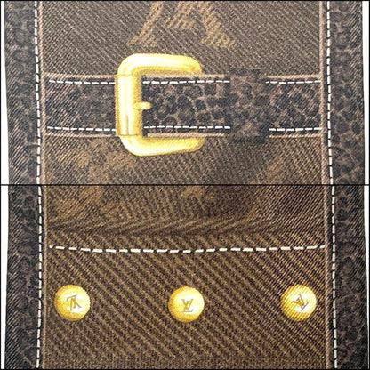 Louis Vuitton Silk Brown Scarves