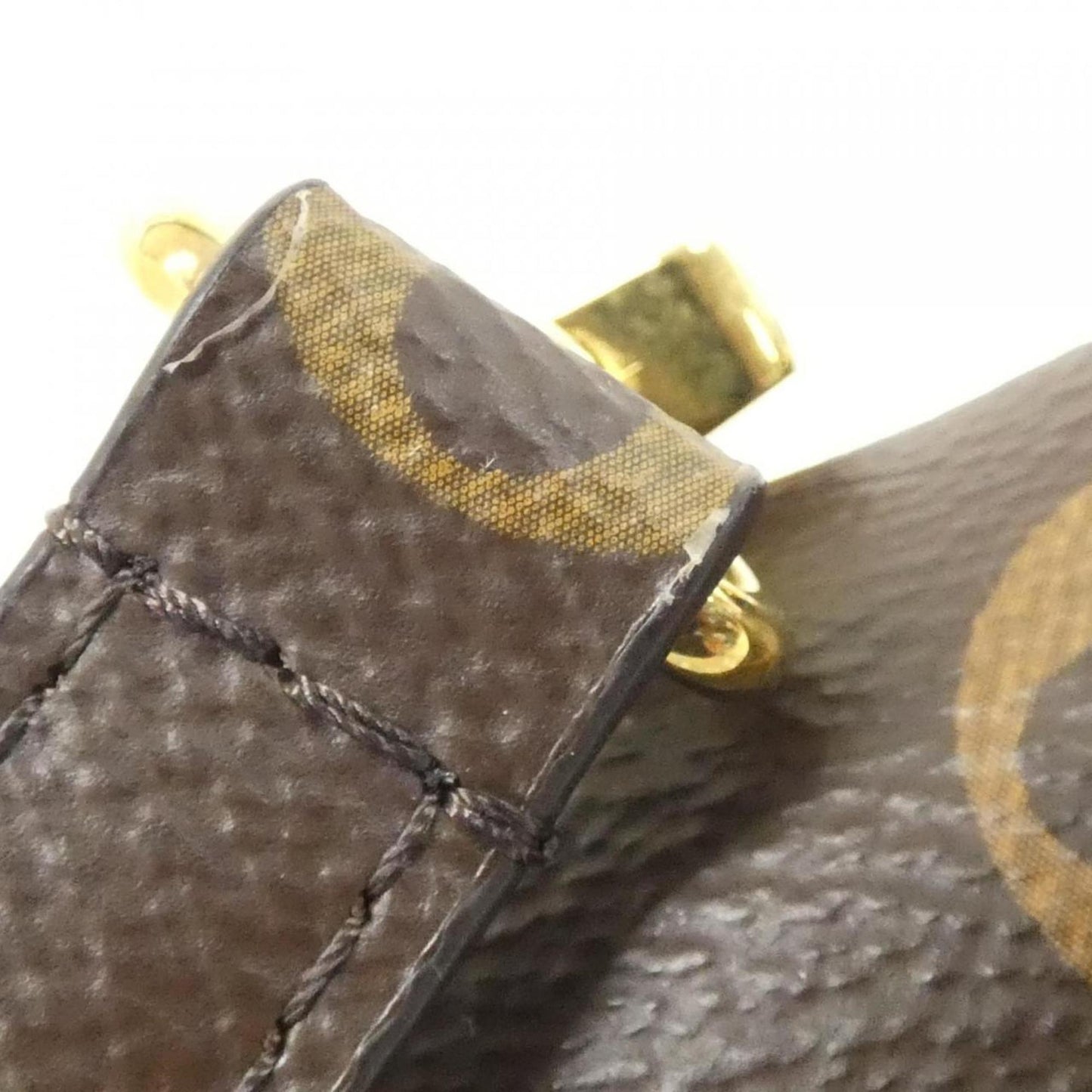 Louis Vuitton Coated Canvas Brown Handbags