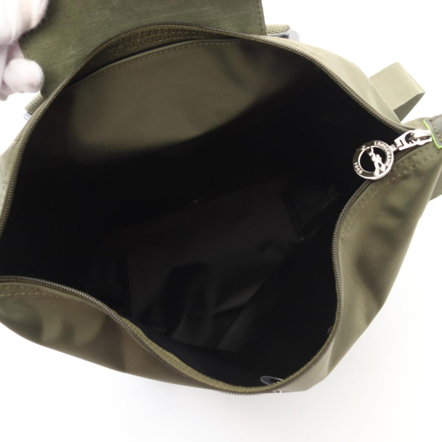 Longchamp Others Green Backpacks