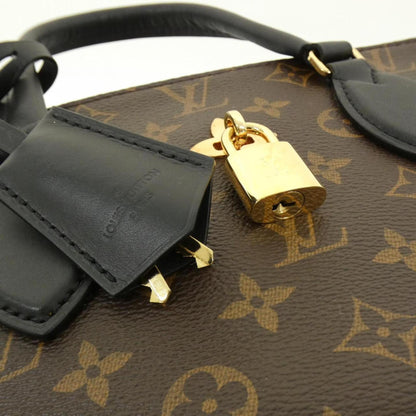 Louis Vuitton Coated Canvas Black Handbags