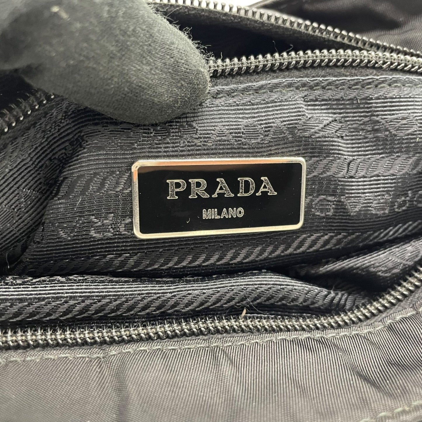 Prada Nylon Black Shoulder Bags