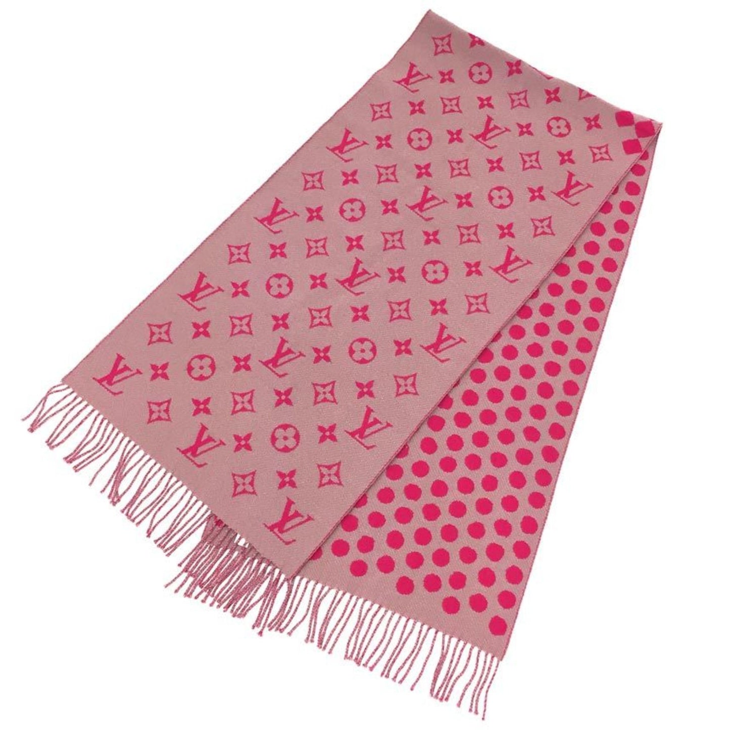 Louis Vuitton Wool Pink Scarves