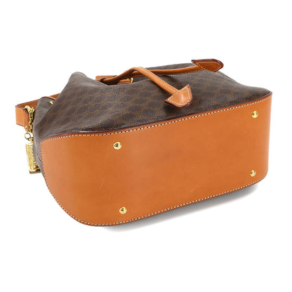 Celine Pvc Brown Shoulder Bags