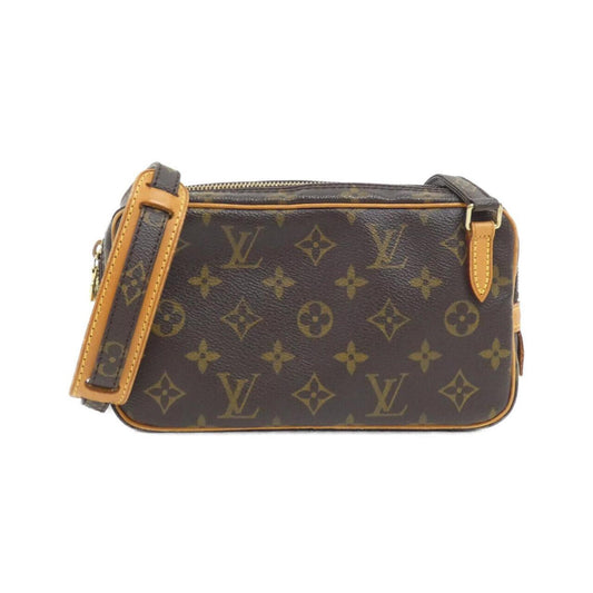 Louis Vuitton Coated Canvas Brown Shoulder Bags