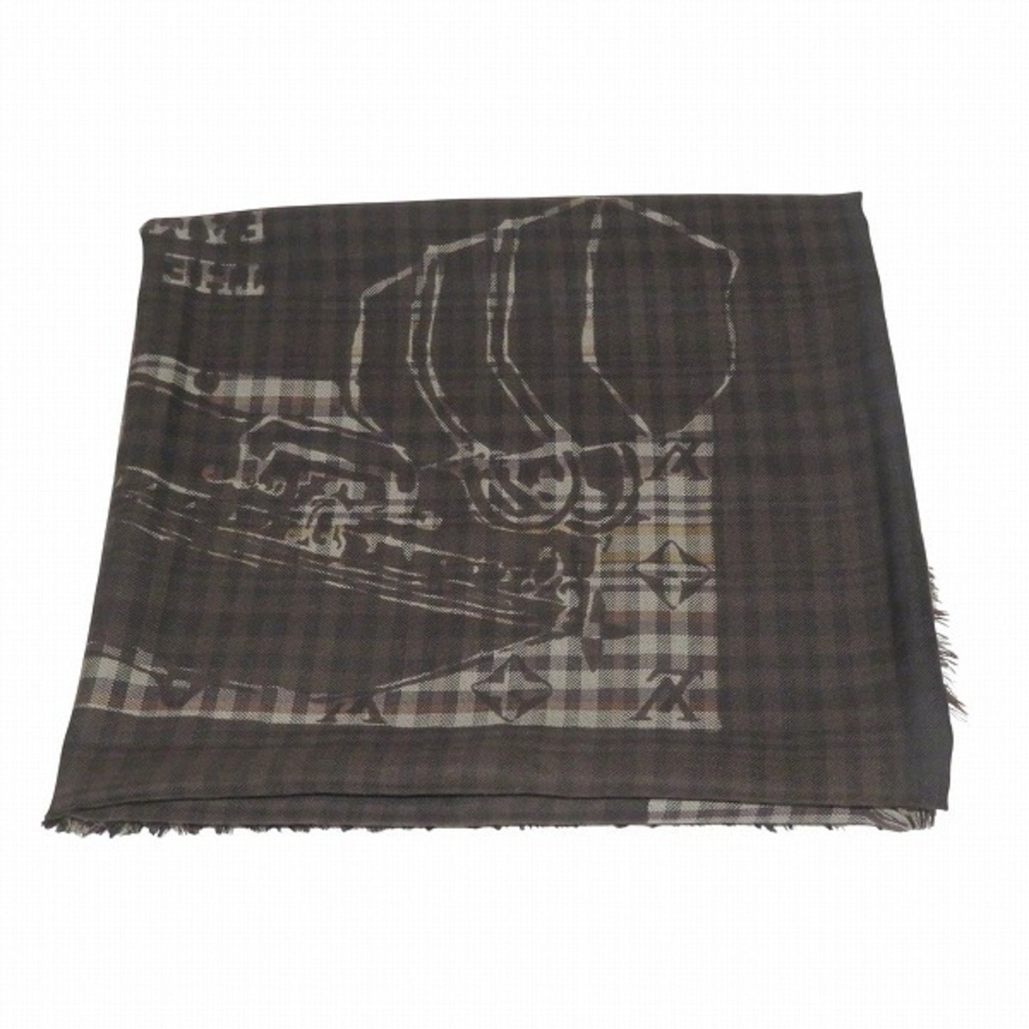 Louis Vuitton Wool Brown Scarves