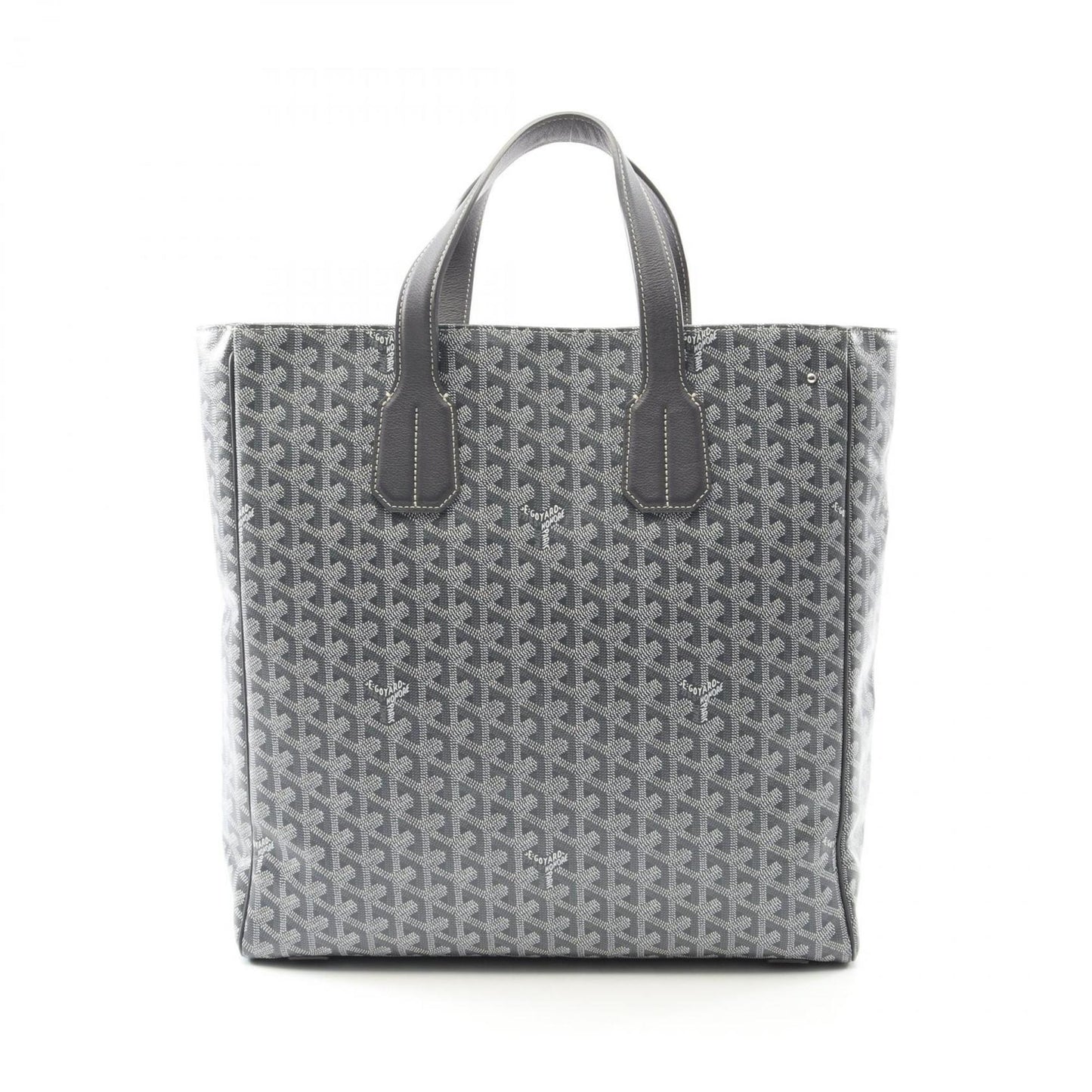 Goyard Coated Canvas Gray Tote Bags