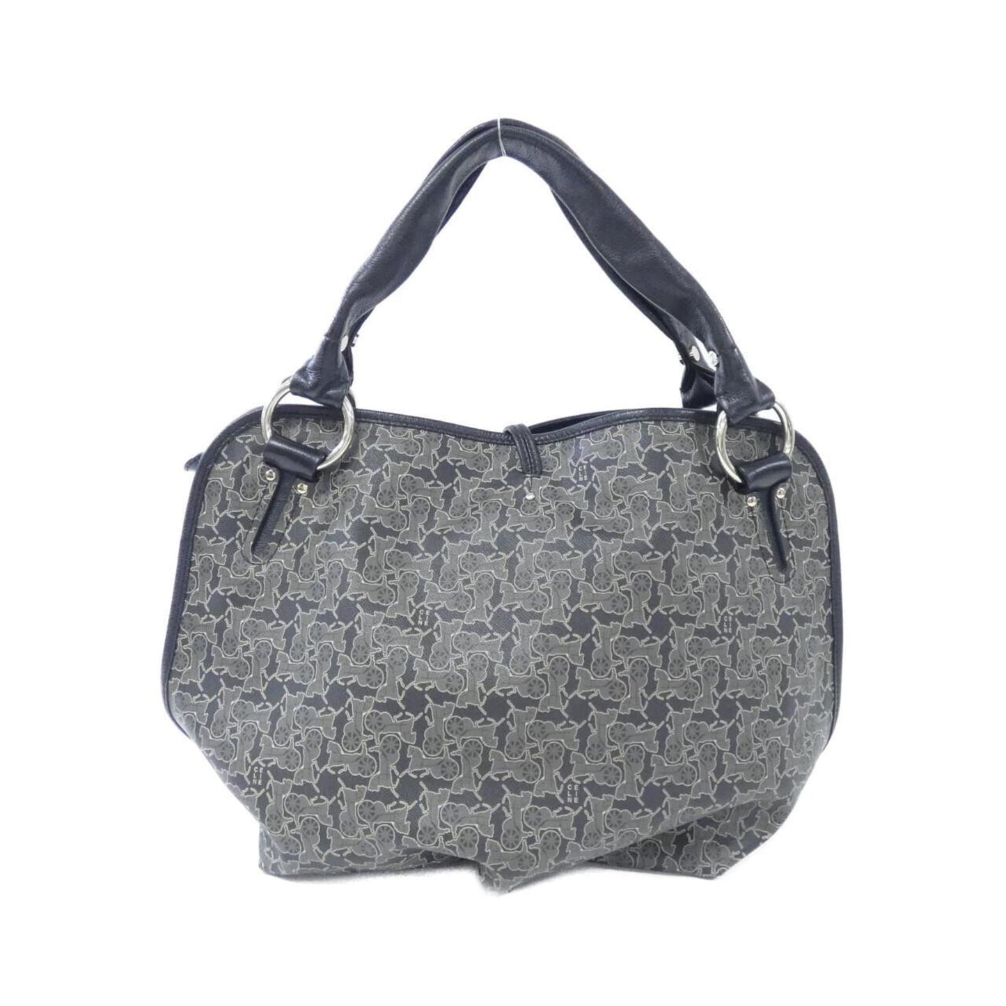 Celine Coated Canvas Black Handbags