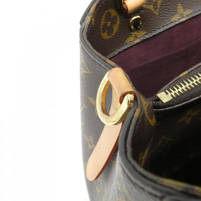 Louis Vuitton Coated Canvas Brown Handbags