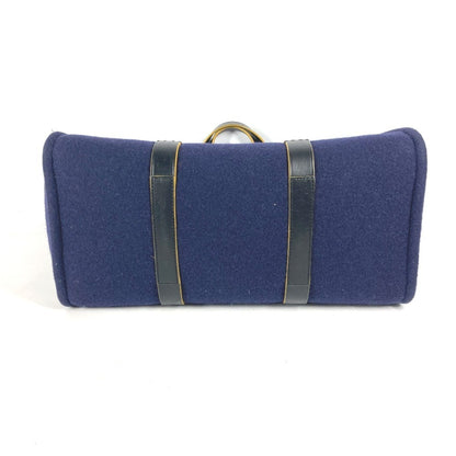 Fendi Wool Blue Shoulder Bags