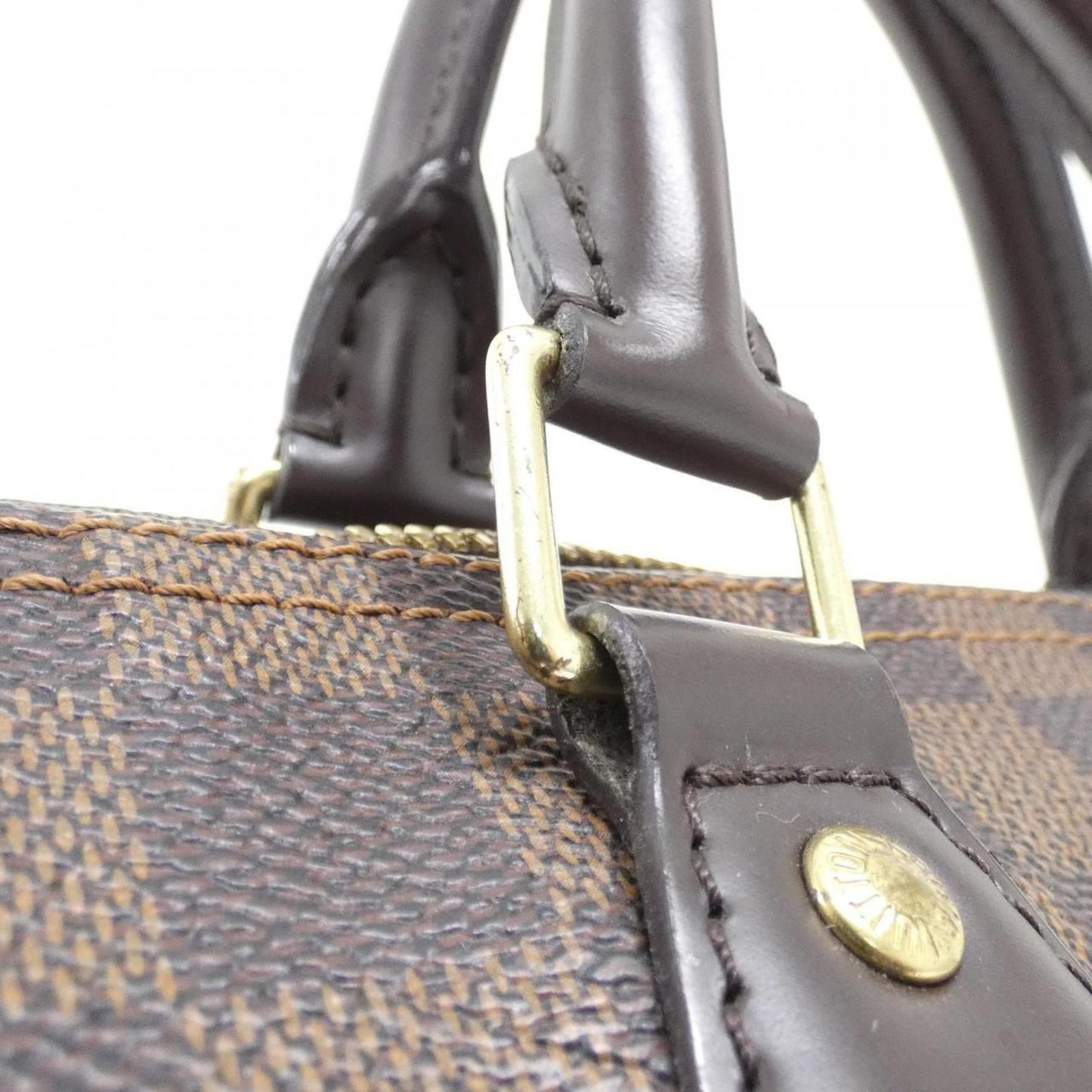 Louis Vuitton Coated Canvas Brown Travel Bags