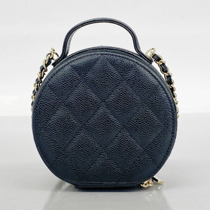 Chanel Calfskin Black Shoulder Bags