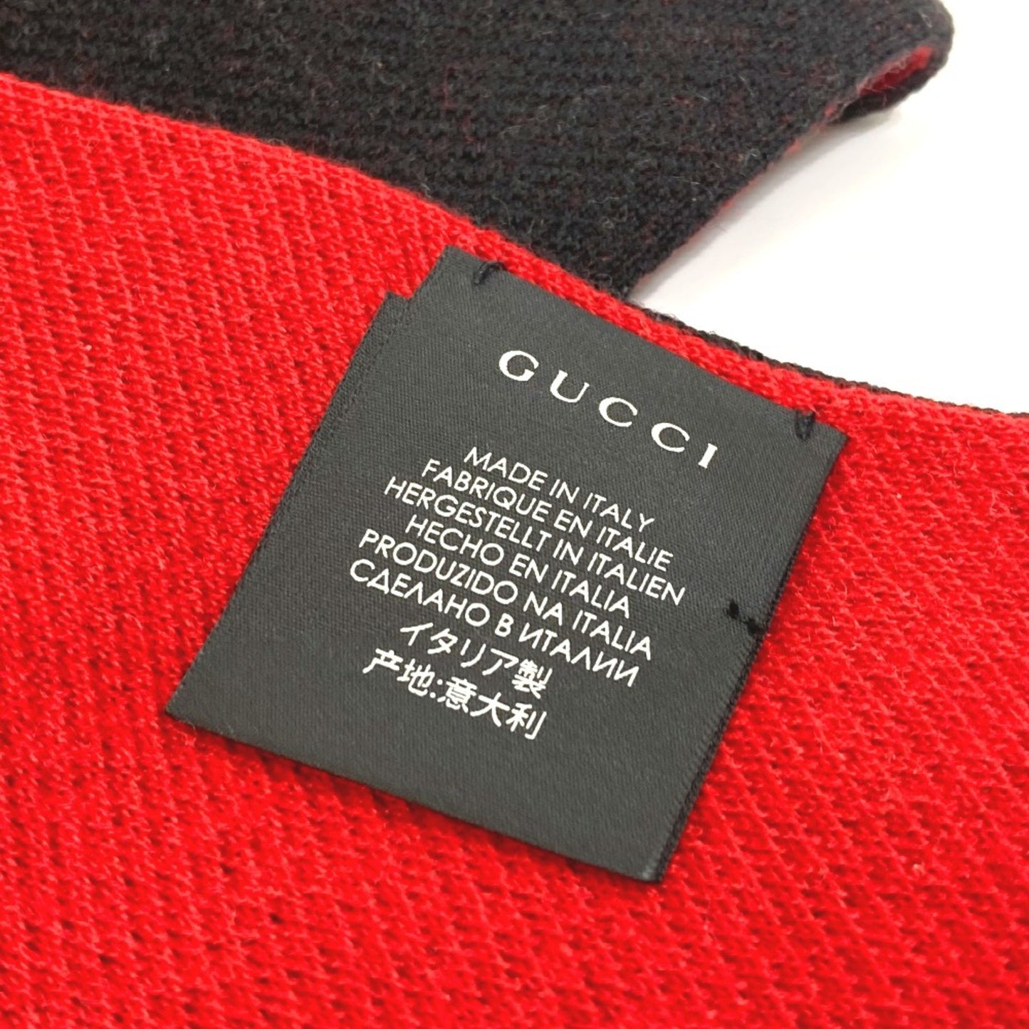 Gucci Wool Black Scarves