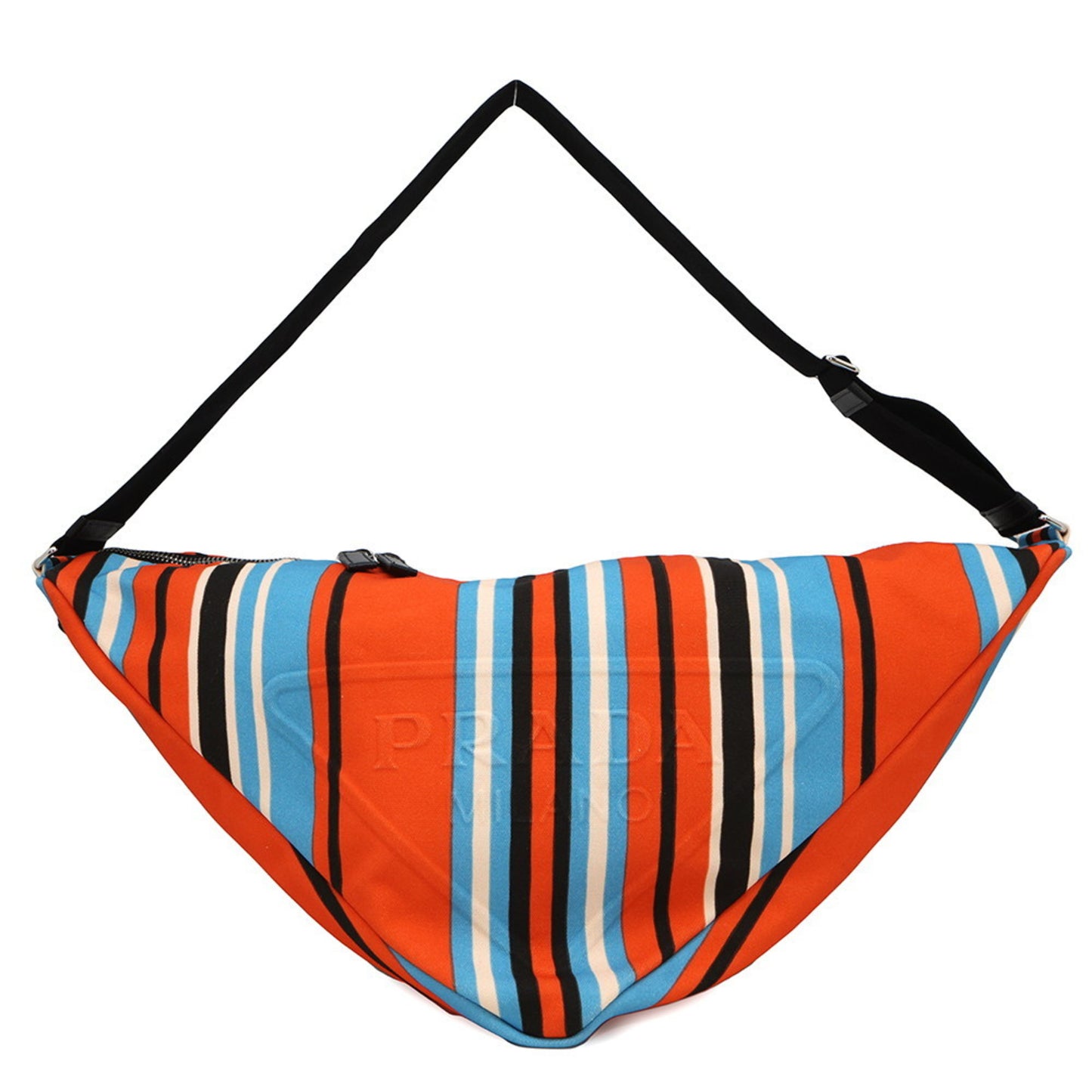 Prada Canvas Blue Shoulder Bags