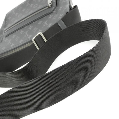Louis Vuitton Coated Canvas Black Shoulder Bags