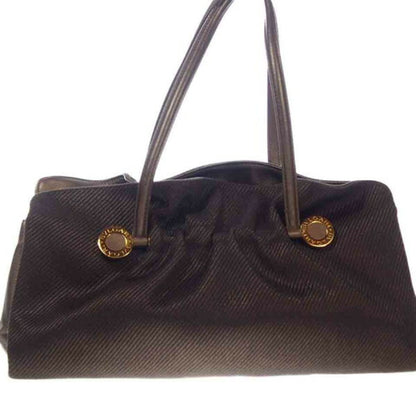 Bvlgari Canvas Brown Tote Bags