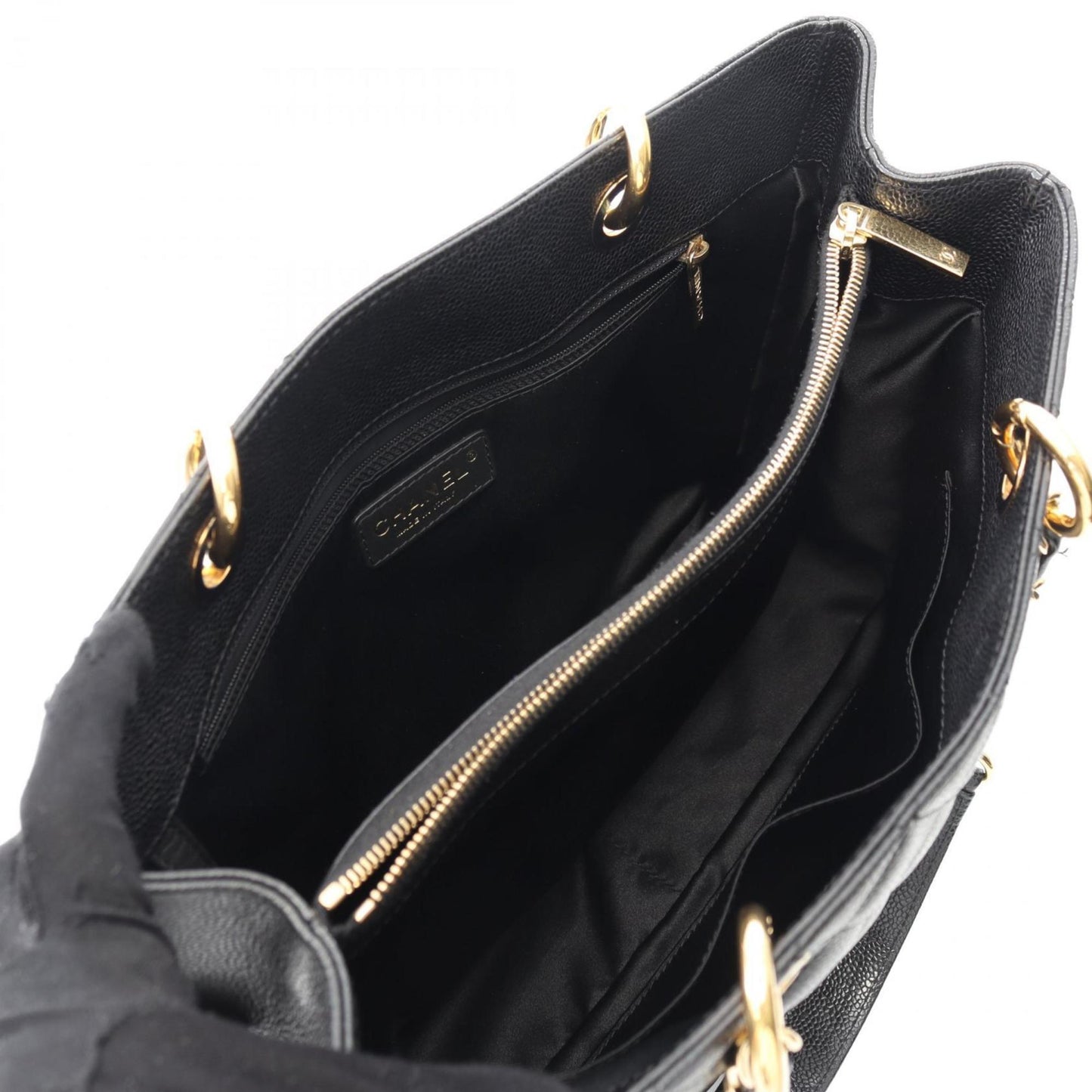 Chanel Calfskin Black Tote Bags