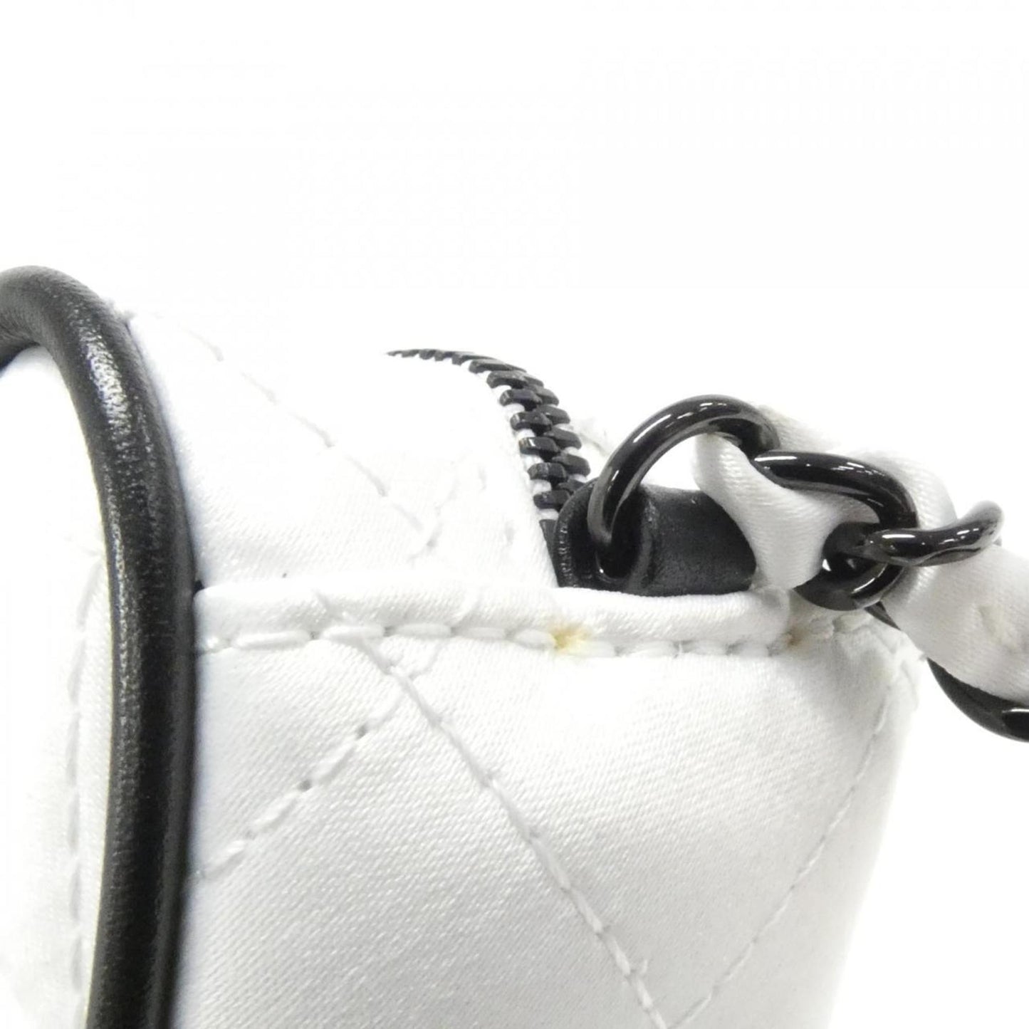 Chanel Satin Black Shoulder Bags