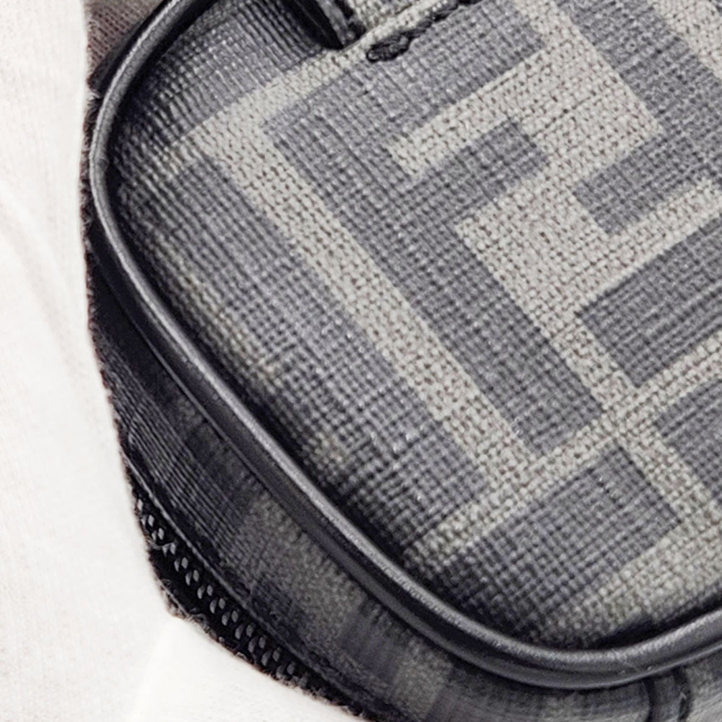 Fendi Canvas Black Small Bags