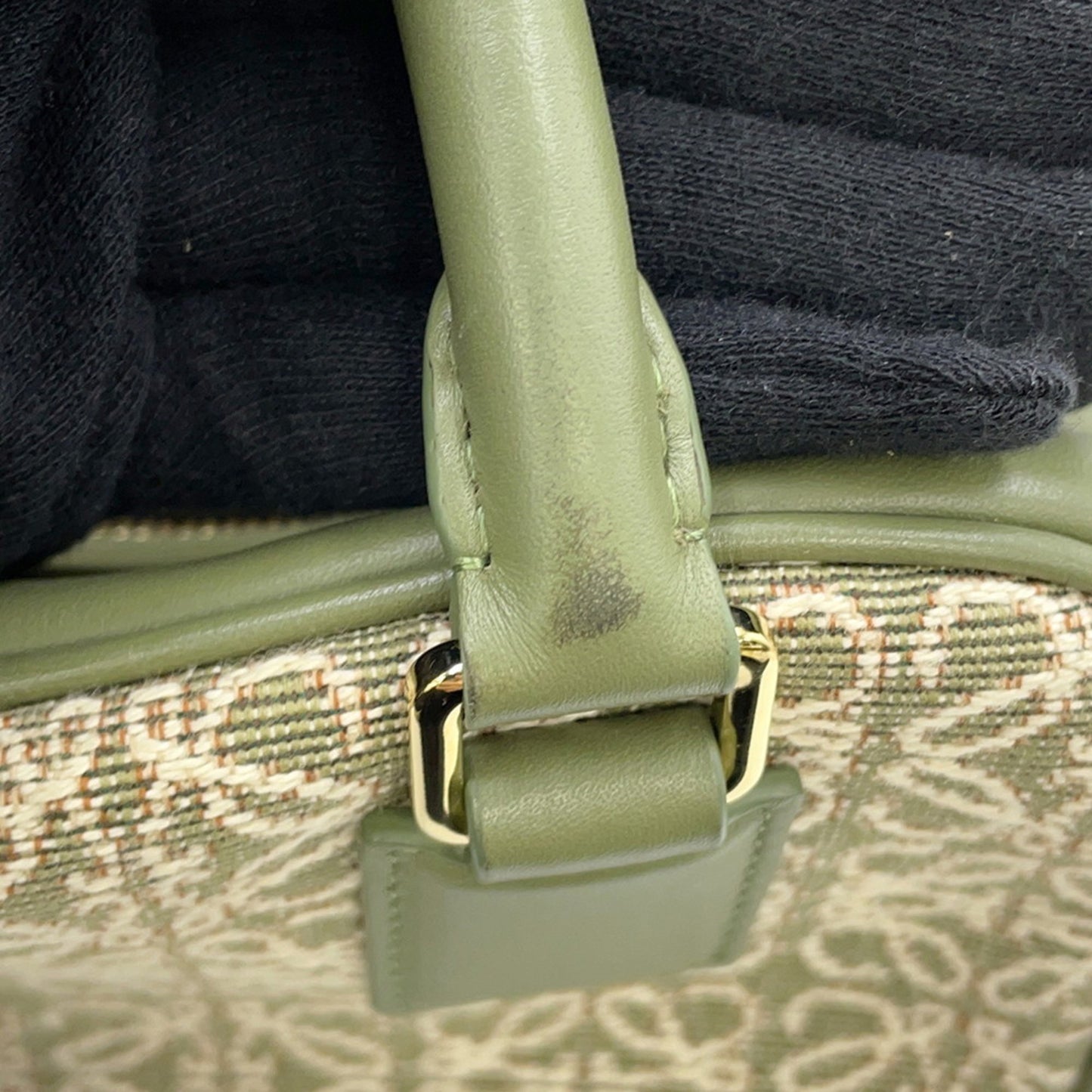 Loewe Canvas Green Handbags