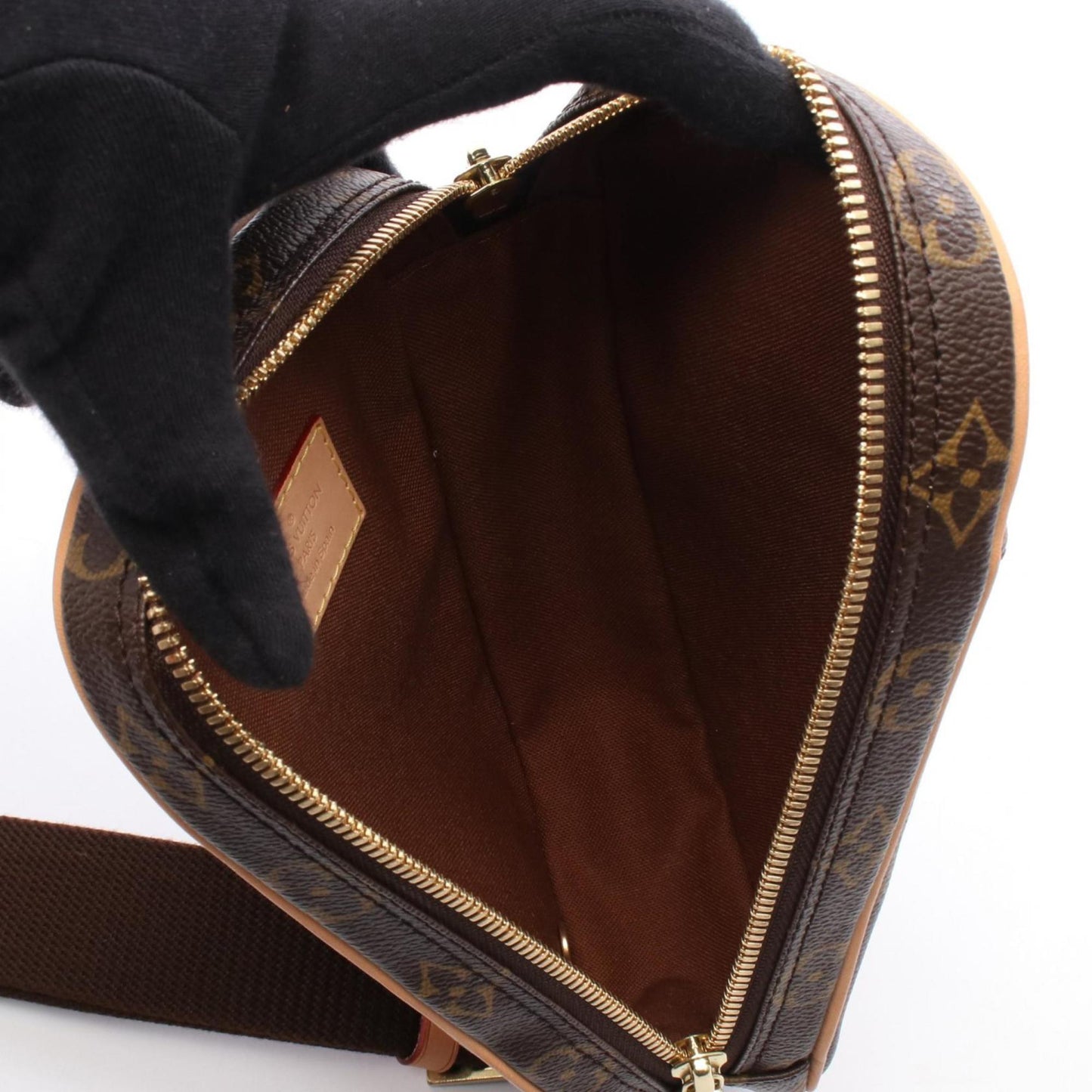 Louis Vuitton Coated Canvas Brown Crossbody Bags