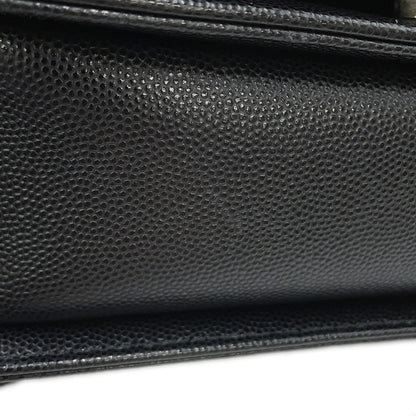 Chanel Calfskin Black Shoulder Bags