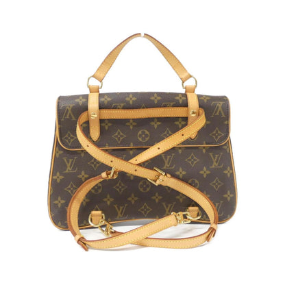 Louis Vuitton Coated Canvas Brown Backpacks
