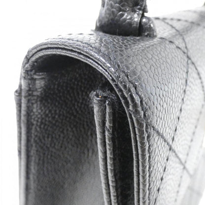 Chanel Calfskin Black Handbags