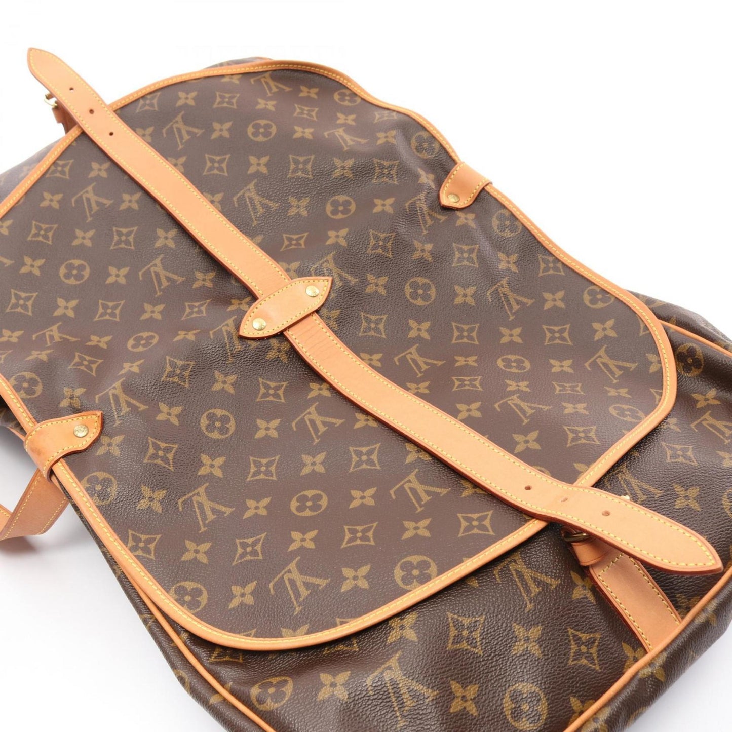 Louis Vuitton Coated Canvas Brown Shoulder Bags
