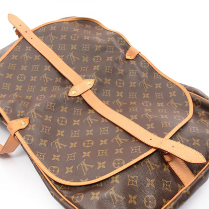 Louis Vuitton Coated Canvas Brown Shoulder Bags