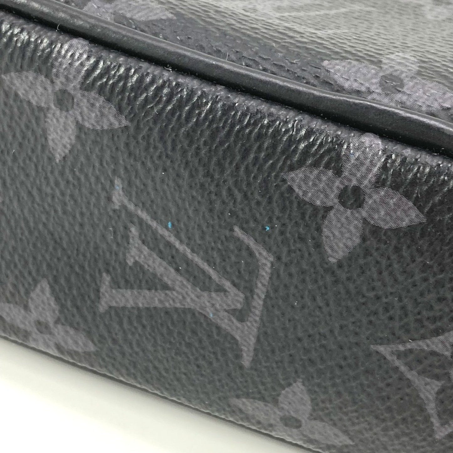 Louis Vuitton Monogram Canvas Black Clutch Bags