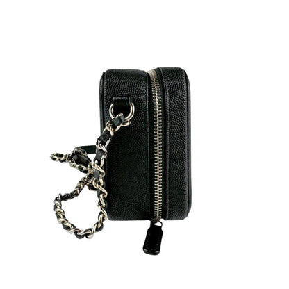 Chanel Caviar Black Shoulder Bags