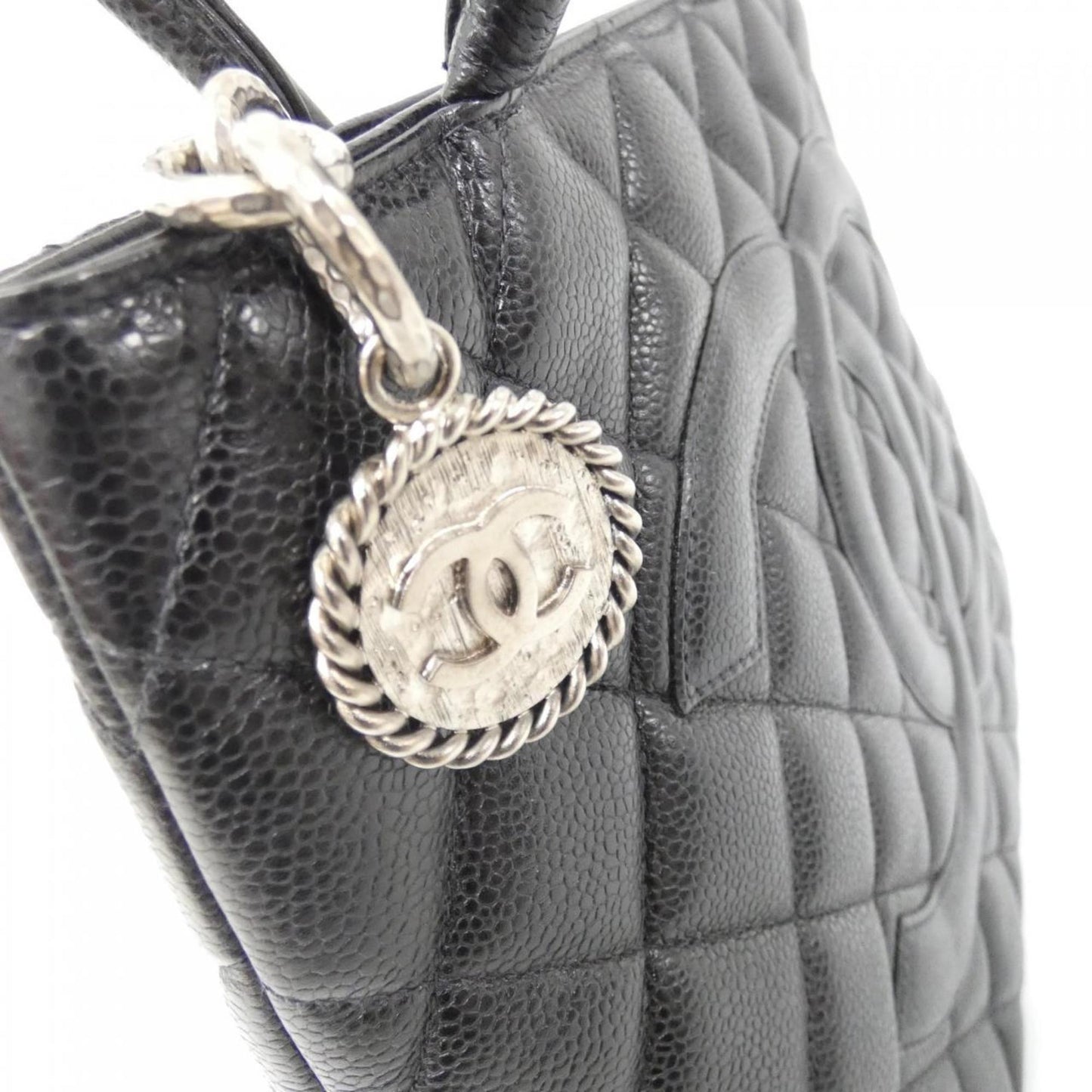 Chanel Calfskin Black Handbags