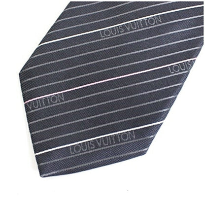 Louis Vuitton Silk Gray Ties
