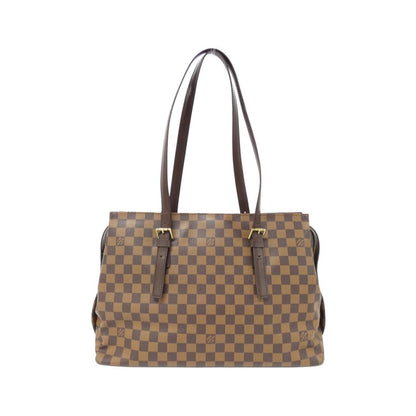 Louis Vuitton Coated Canvas Brown Shoulder Bags