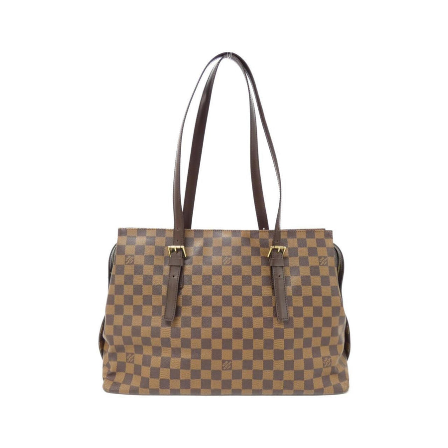 Louis Vuitton Coated Canvas Brown Shoulder Bags