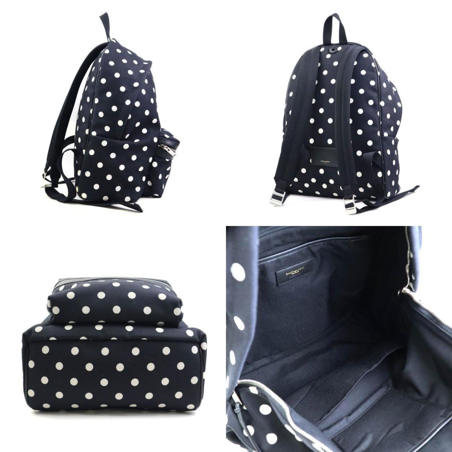 Saint Laurent Nylon Black Backpacks