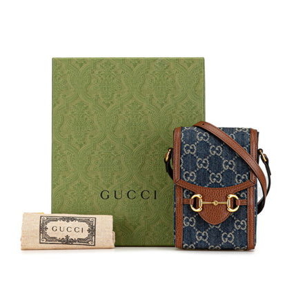 Gucci Canvas Brown Shoulder Bags