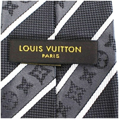 Louis Vuitton Silk Gray Ties