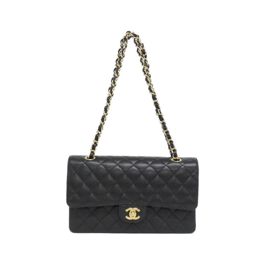 Chanel Calfskin Black Shoulder Bags