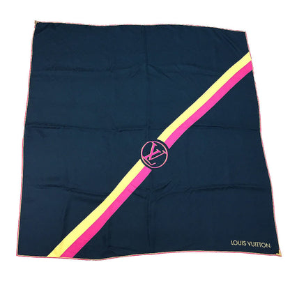 Louis Vuitton Silk Blue Scarves